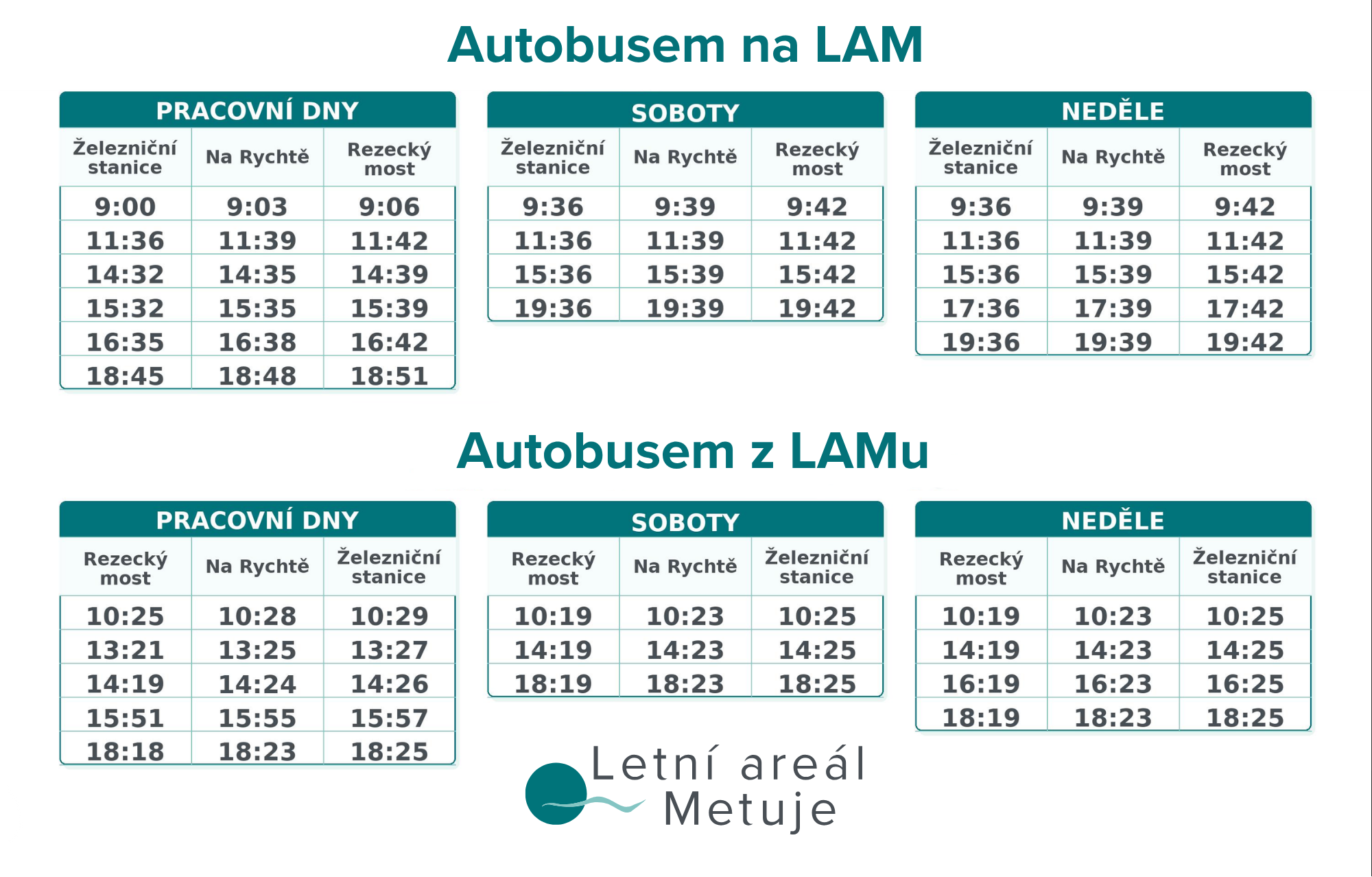 Jak se dostat do Letního areálu Metuje? Využít můžete i linkové autobusy
